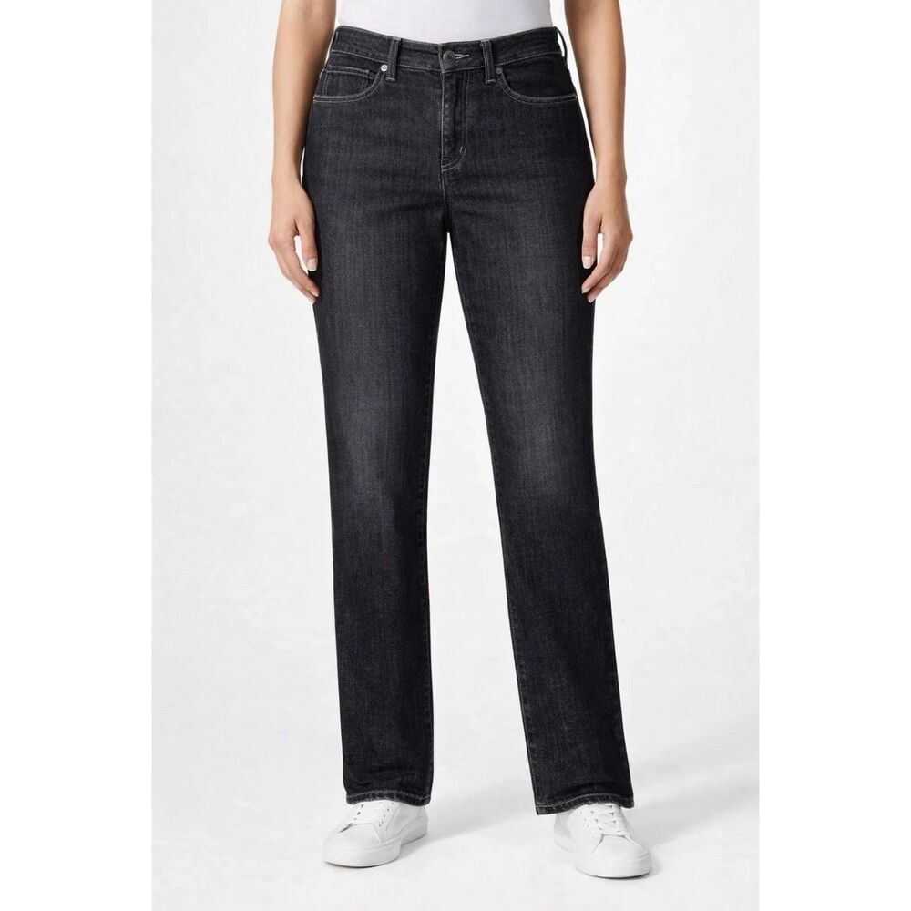 Eileen Fisher Jeans Organic Cotton Womens Sz 6 Denim Cigarette Straight Minimal